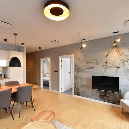 River's Touch Grand Z Widokiem Na Odre Apartmán Štetín